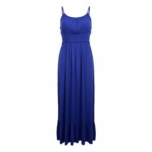 Spense Blue Maxi Sleeveless Dress Missy Medium